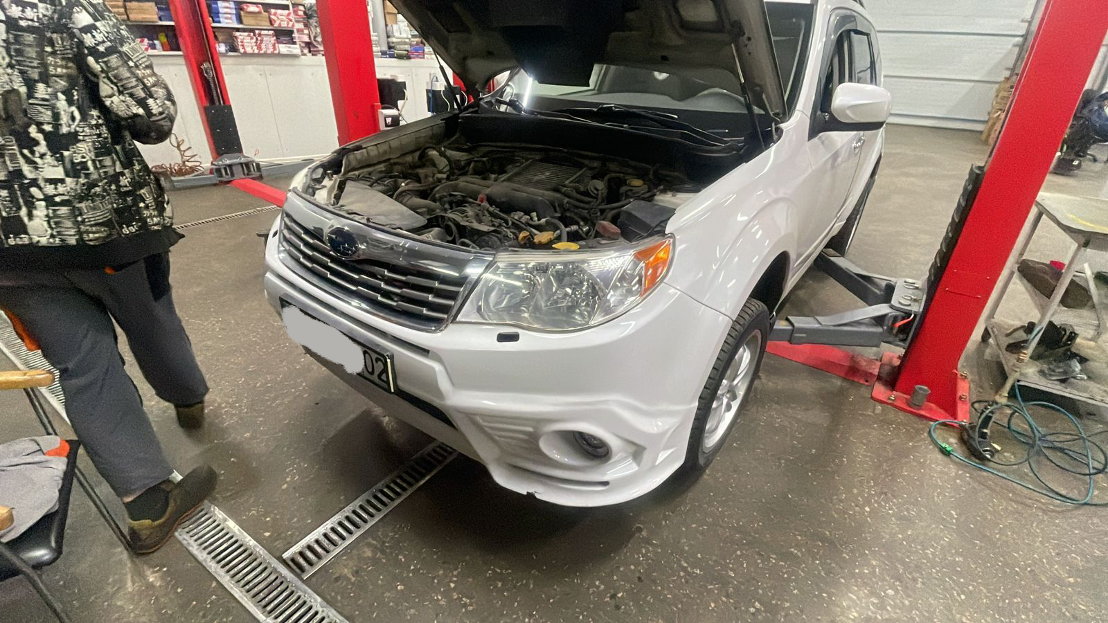 Subaru Forester — Ремонт рулевого управления и ДВС